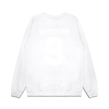 TCU - NCAA Football : Chad Woodfork - Vintage Helmet Premium Crewneck Sweatshirt-1