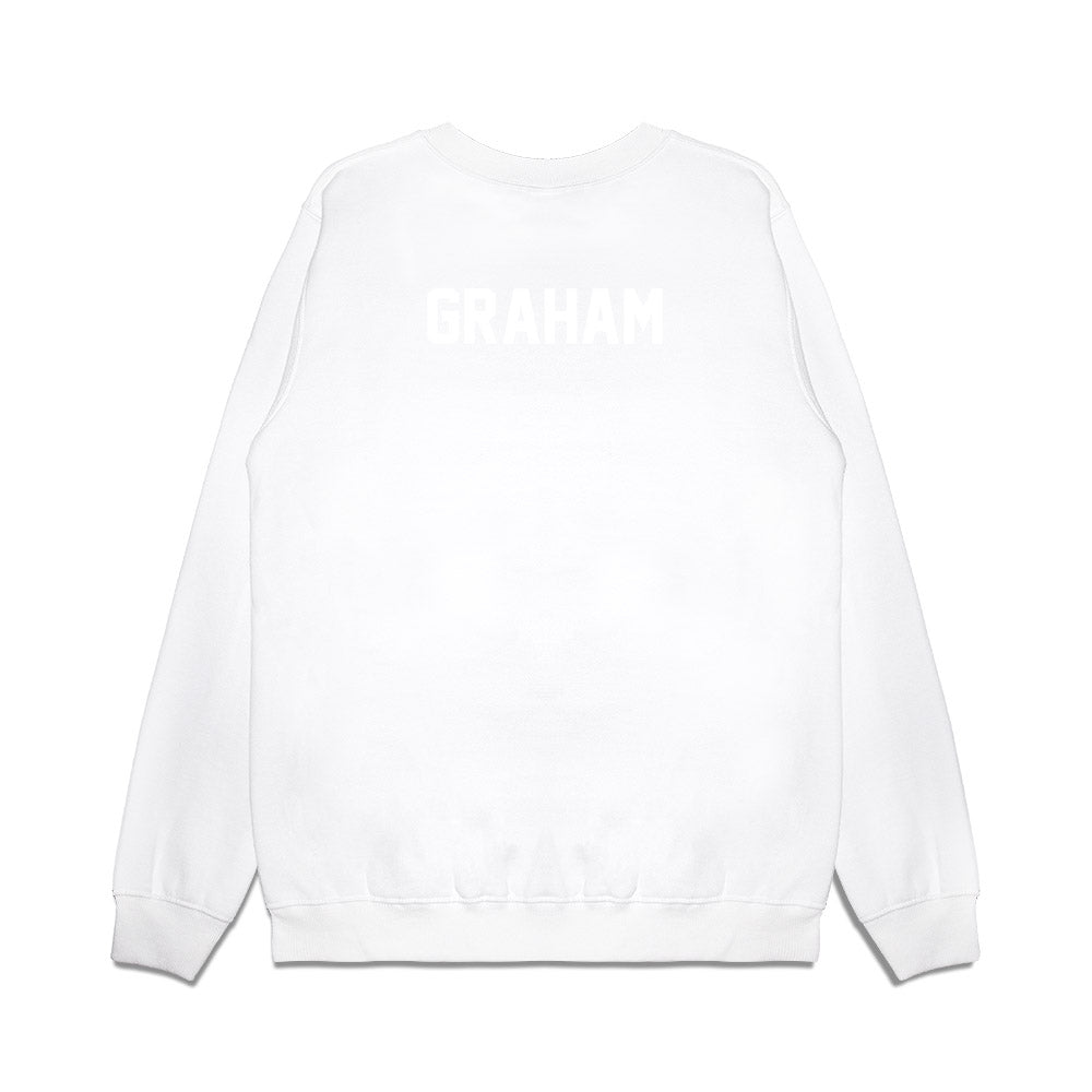 TCU - NCAA Football : G'Ivori Graham - Vintage Helmet Premium Crewneck Sweatshirt-1