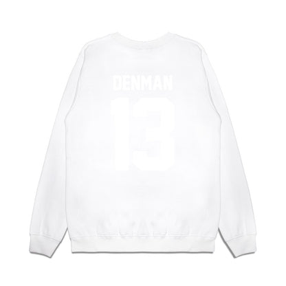 TCU - NCAA Football : Jon Denman - Vintage Helmet Premium Crewneck Sweatshirt-1