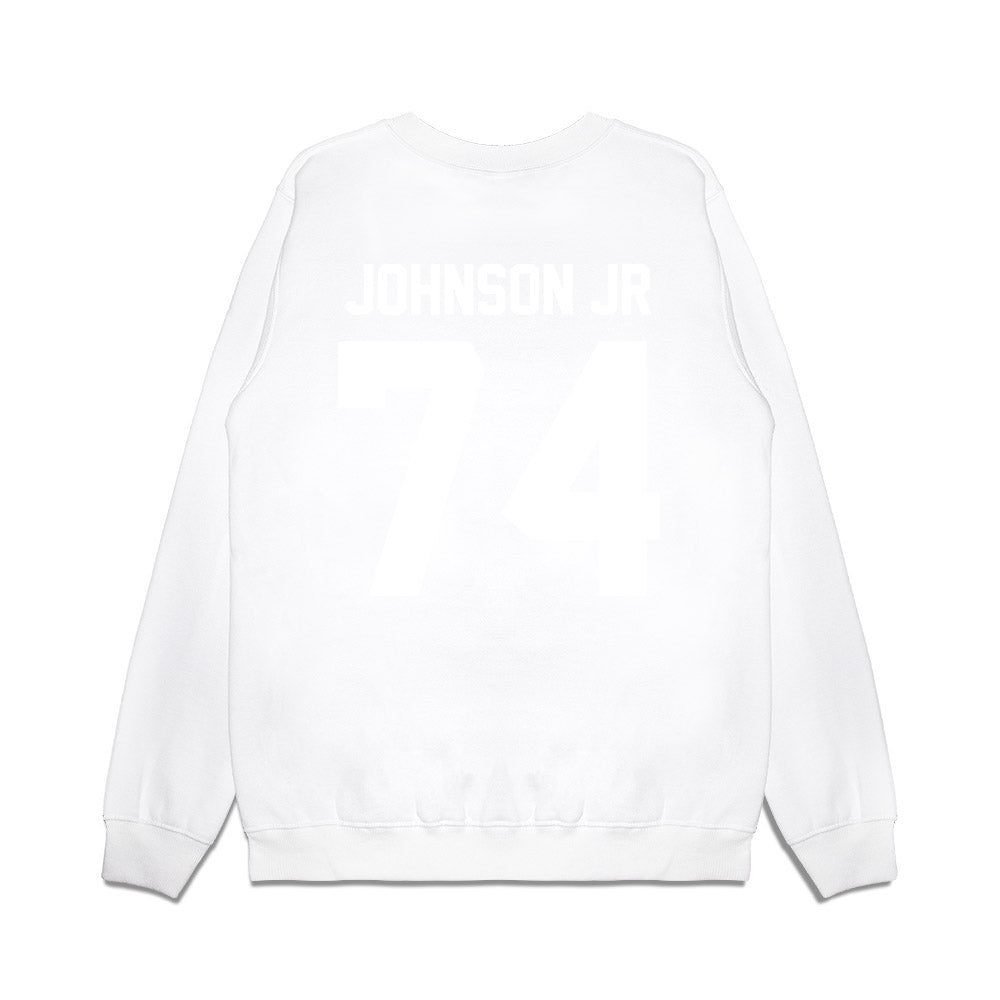 TCU - NCAA Football : Vincent Johnson Jr - Vintage Helmet Premium Crewneck Sweatshirt-1