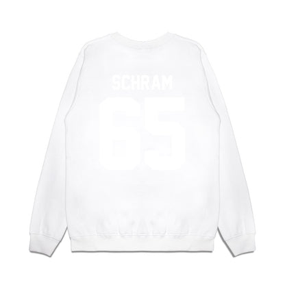 TCU - NCAA Football : Logan Schram - Vintage Helmet Premium Crewneck Sweatshirt-1
