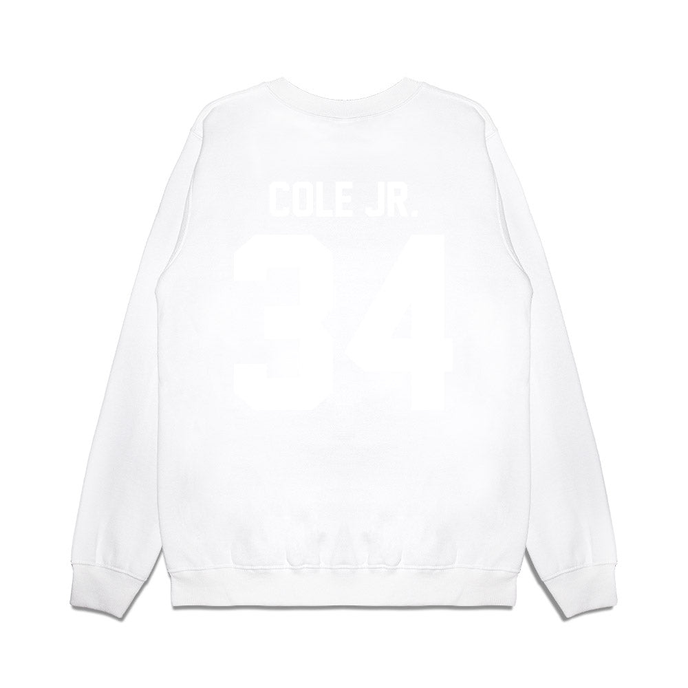TCU - NCAA Football : Perry Cole Jr. - Vintage Helmet Premium Crewneck Sweatshirt-1