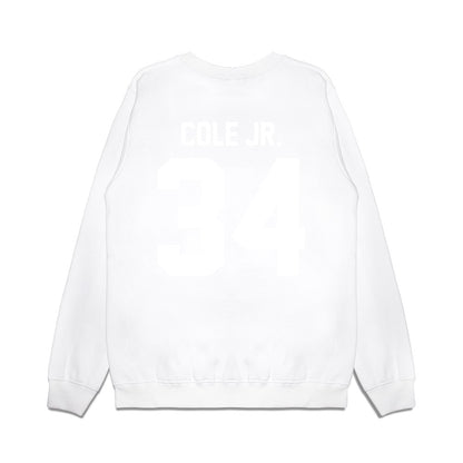 TCU - NCAA Football : Perry Cole Jr. - Vintage Helmet Premium Crewneck Sweatshirt-1