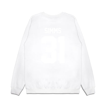 TCU - NCAA Football : Julius Simms - Vintage Helmet Premium Crewneck Sweatshirt-1