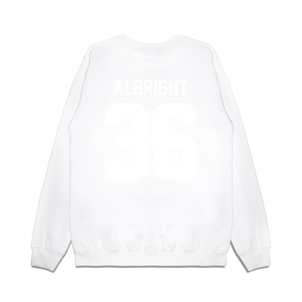 TCU - NCAA Football : Joseph Albright - Vintage Helmet Premium Crewneck Sweatshirt-1