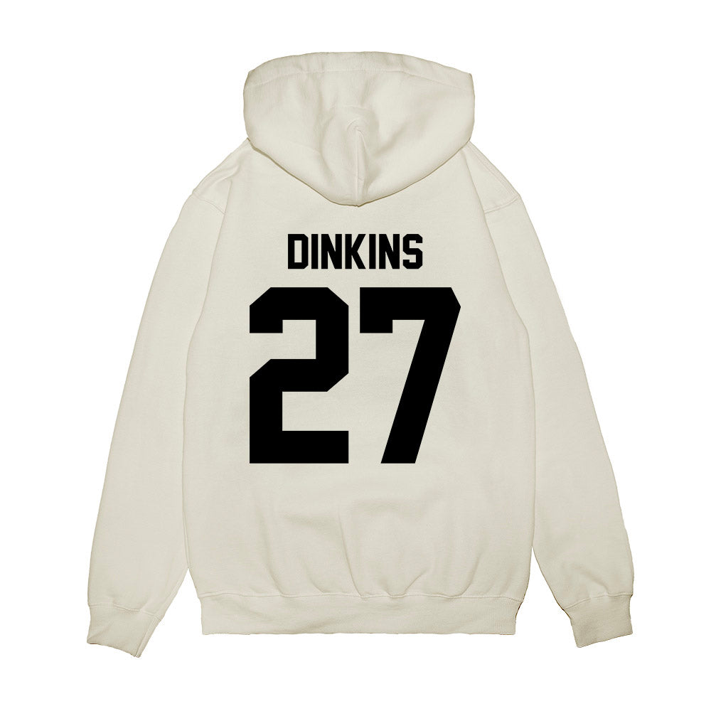 Georgia - NCAA Football : Rasean Dinkins - Vintage Helmet Premium Hooded Sweatshirt-1