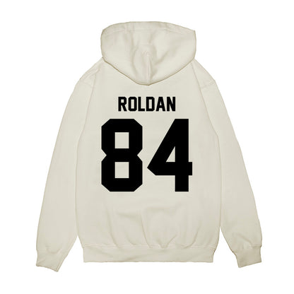 Georgia - NCAA Football : Landon Roldan - Vintage Helmet Premium Hooded Sweatshirt-1