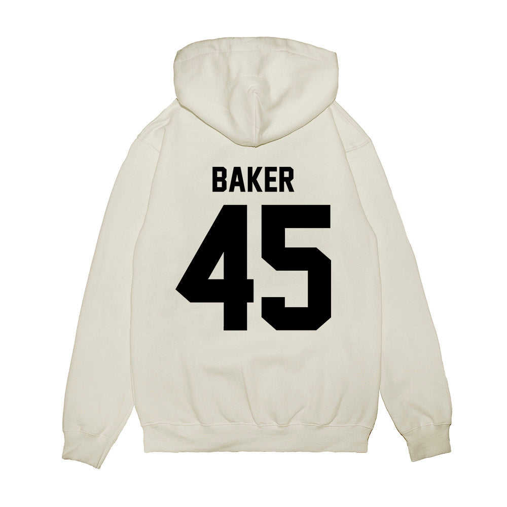 Georgia - NCAA Football : Chaz-Anthony Baker - Vintage Helmet Premium Hooded Sweatshirt-1