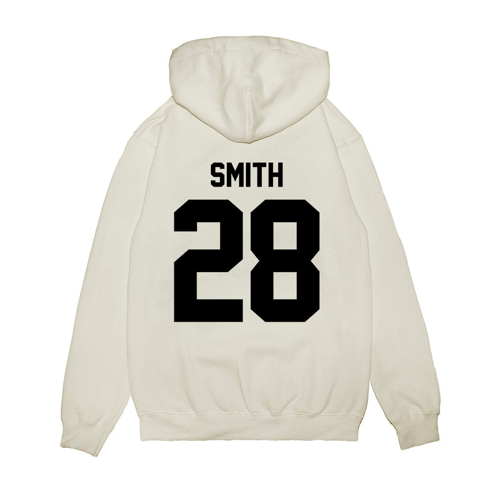 Georgia - NCAA Football : Jordan Smith - Vintage Helmet Premium Hooded Sweatshirt-1