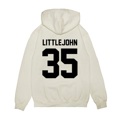 Georgia - NCAA Football : Elijah Littlejohn - Vintage Helmet Premium Hooded Sweatshirt-1