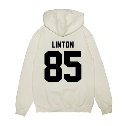 Georgia - NCAA Football : Chase Linton - Vintage Helmet Premium Hooded Sweatshirt-1
