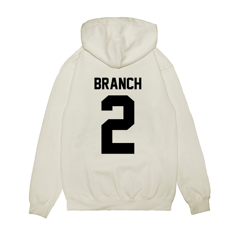 Georgia - NCAA Football : Zion Branch - Vintage Helmet Premium Hooded Sweatshirt-1