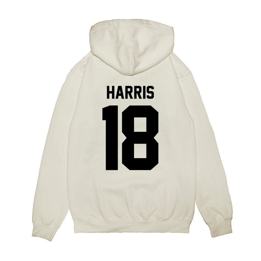 Georgia - NCAA Football : Caden Harris - Vintage Helmet Premium Hooded Sweatshirt-1