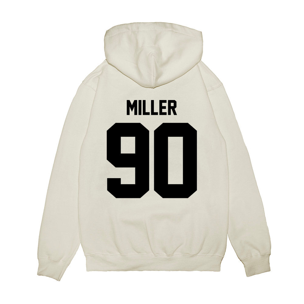 Georgia - NCAA Football : Drew Miller - Vintage Helmet Premium Hooded Sweatshirt-1