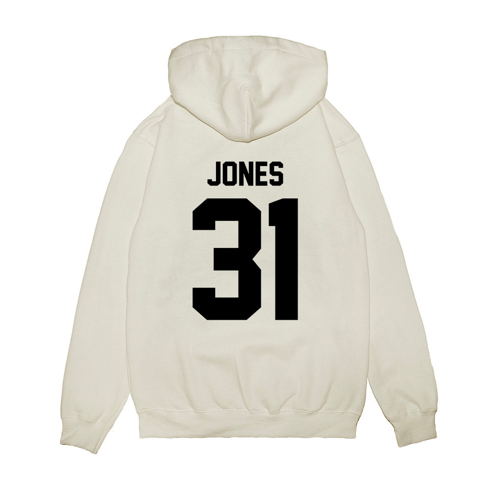 Georgia - NCAA Football : Kyron Jones - Vintage Helmet Premium Hooded Sweatshirt-1