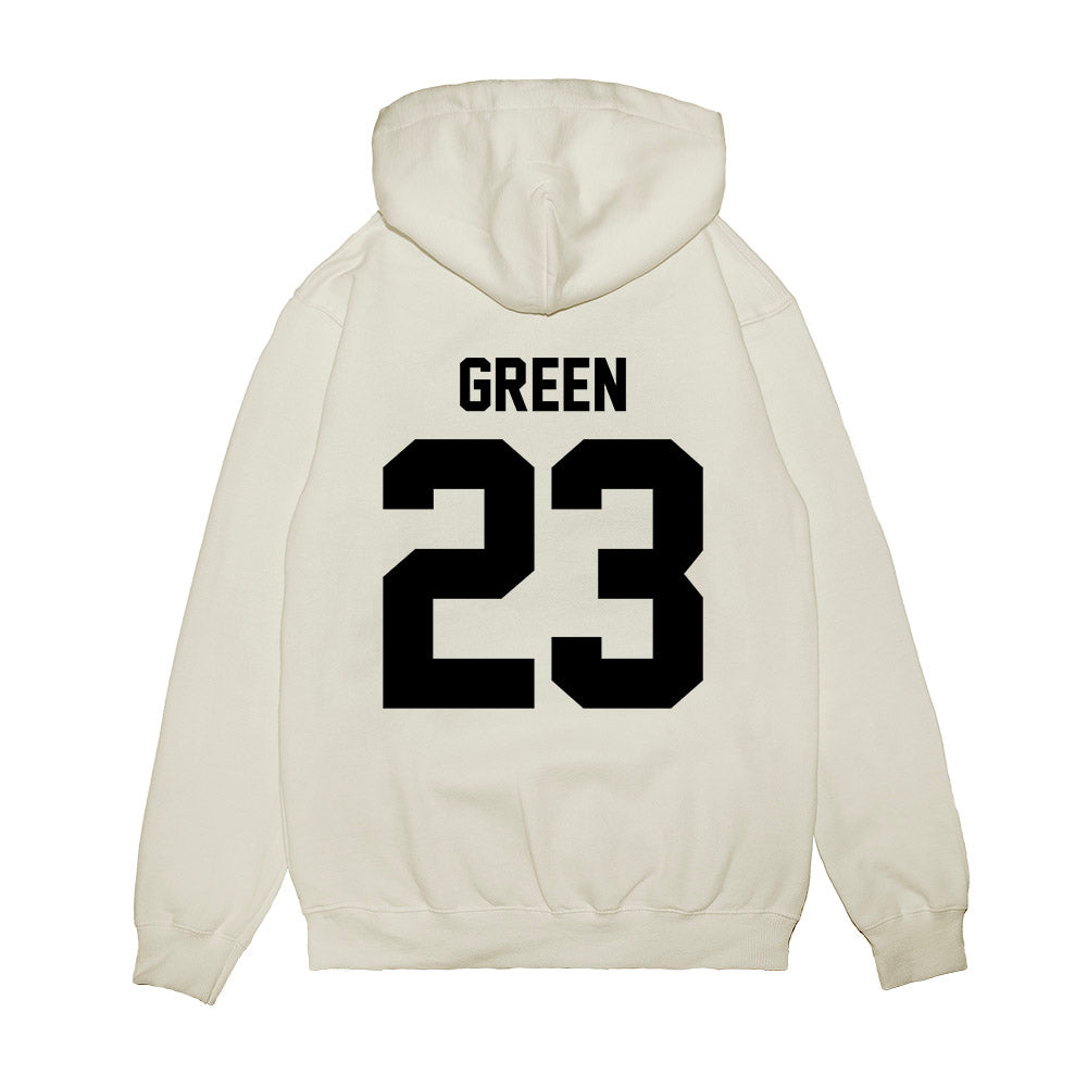 Georgia - NCAA Football : Tyriq Green - Vintage Helmet Premium Hooded Sweatshirt-1