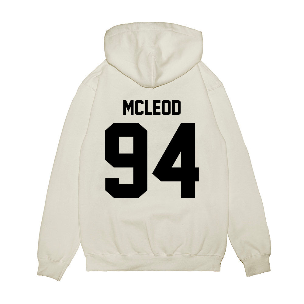 Georgia - NCAA Football : Xzavier McLeod - Vintage Helmet Premium Hooded Sweatshirt-1