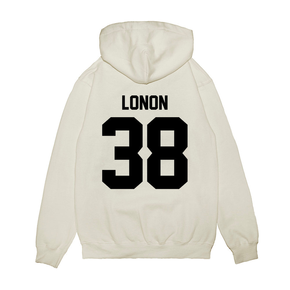 Georgia - NCAA Football : AJ Lonon - Vintage Helmet Premium Hooded Sweatshirt-1