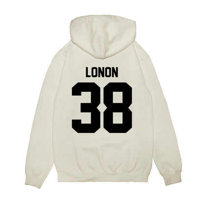 Georgia - NCAA Football : AJ Lonon - Vintage Helmet Premium Hooded Sweatshirt-1