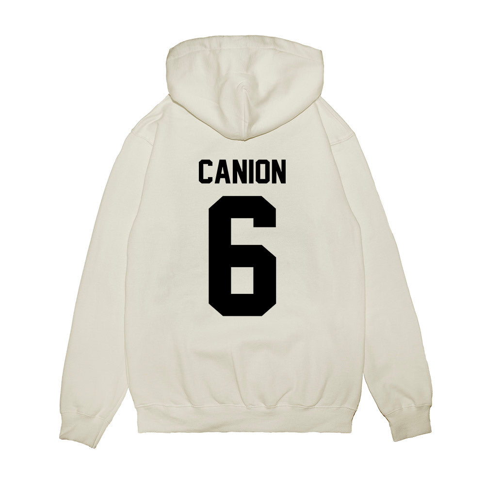 Georgia - NCAA Football : Isiah Canion - Vintage Helmet Premium Hooded Sweatshirt-1