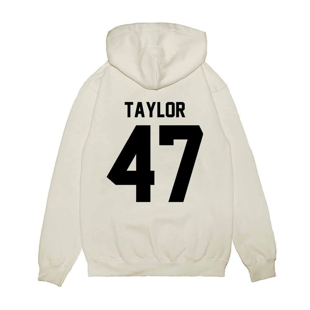 Georgia - NCAA Football : Will Taylor - Vintage Helmet Premium Hooded Sweatshirt-1