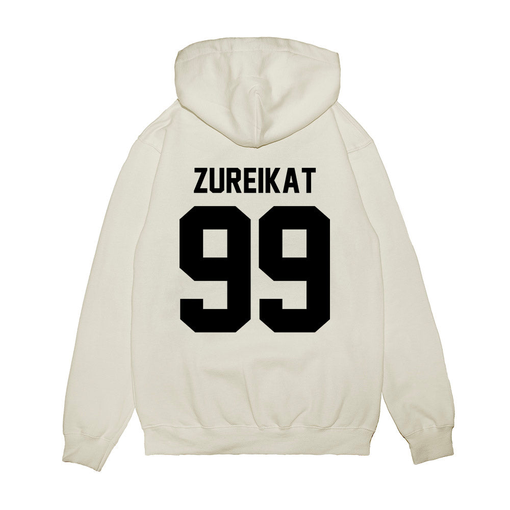 Georgia - NCAA Football : Harran Zureikat - Vintage Helmet Premium Hooded Sweatshirt-1