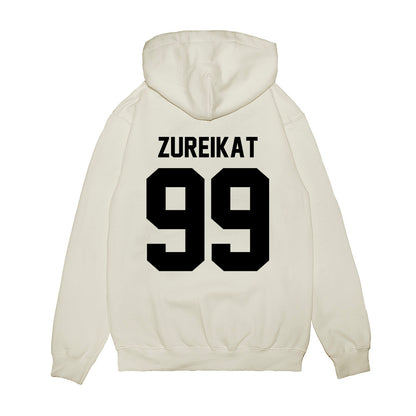 Georgia - NCAA Football : Harran Zureikat - Vintage Helmet Premium Hooded Sweatshirt-1