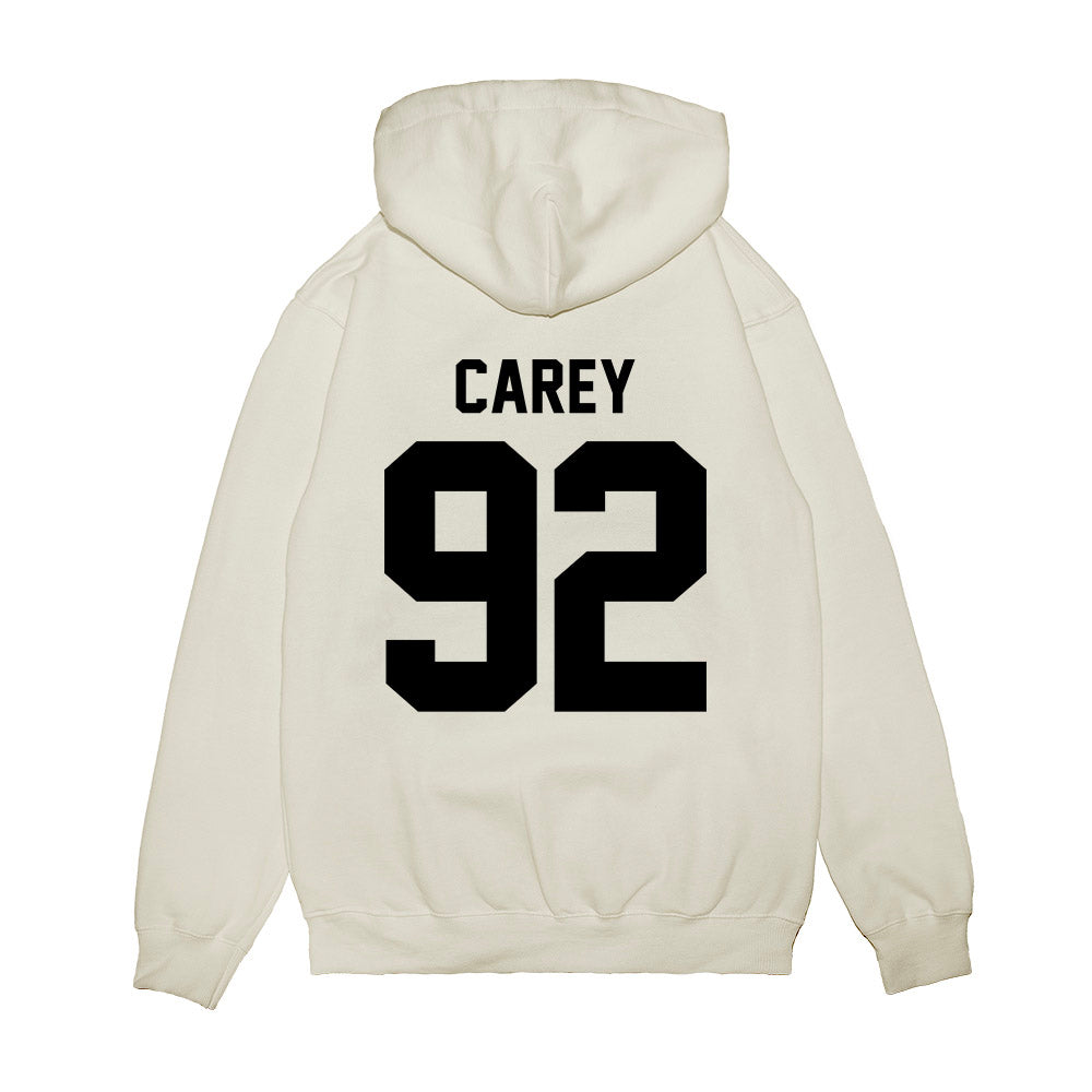 Georgia - NCAA Football : Preston Carey - Vintage Helmet Premium Hooded Sweatshirt-1