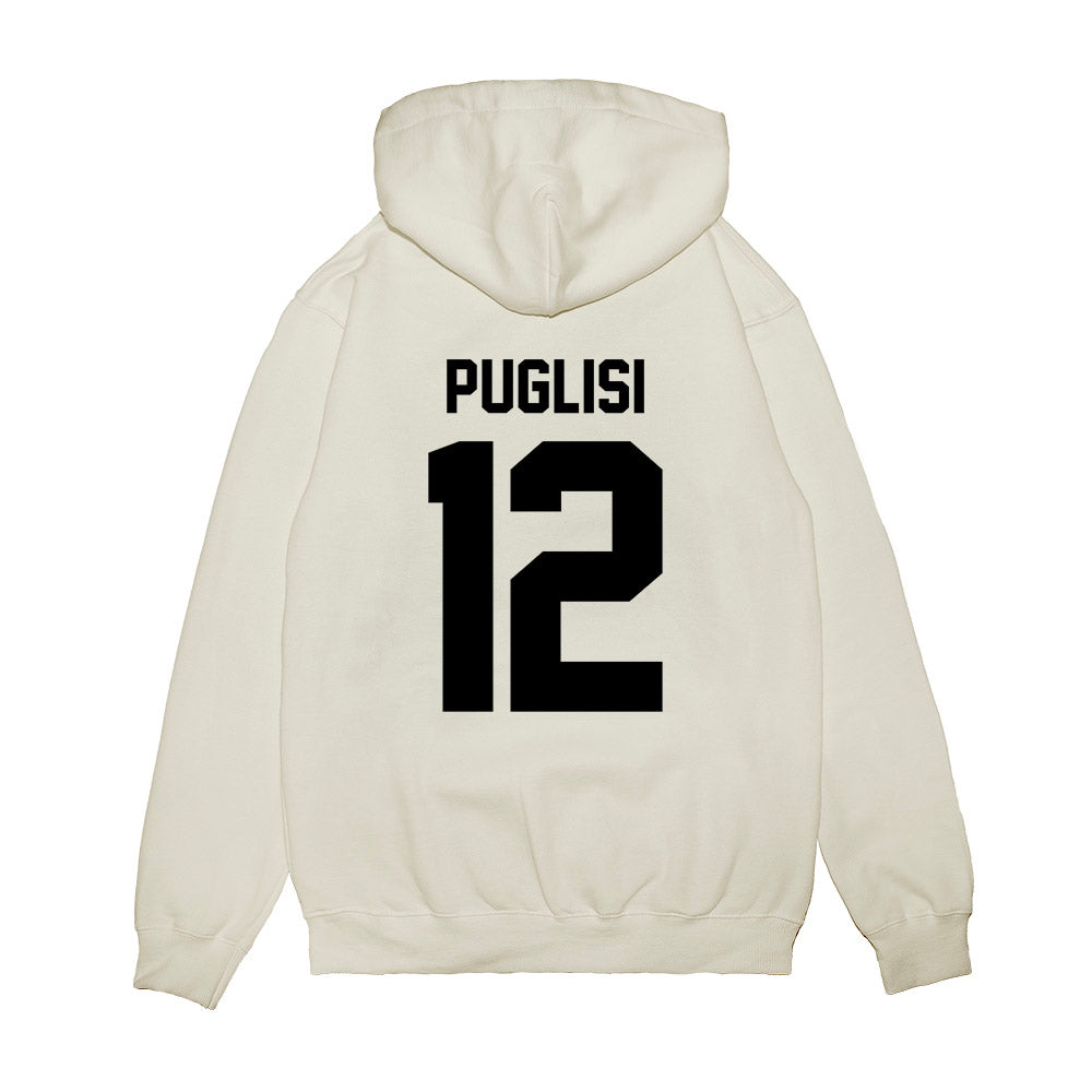 Georgia - NCAA Football : Ryan Puglisi - Vintage Helmet Premium Hooded Sweatshirt-1