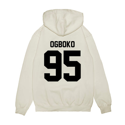 Georgia - NCAA Football : Nnamdi Ogboko - Vintage Helmet Premium Hooded Sweatshirt-1