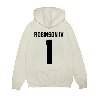 Georgia - NCAA Football : Ellis Robinson IV - Vintage Helmet Premium Hooded Sweatshirt-1