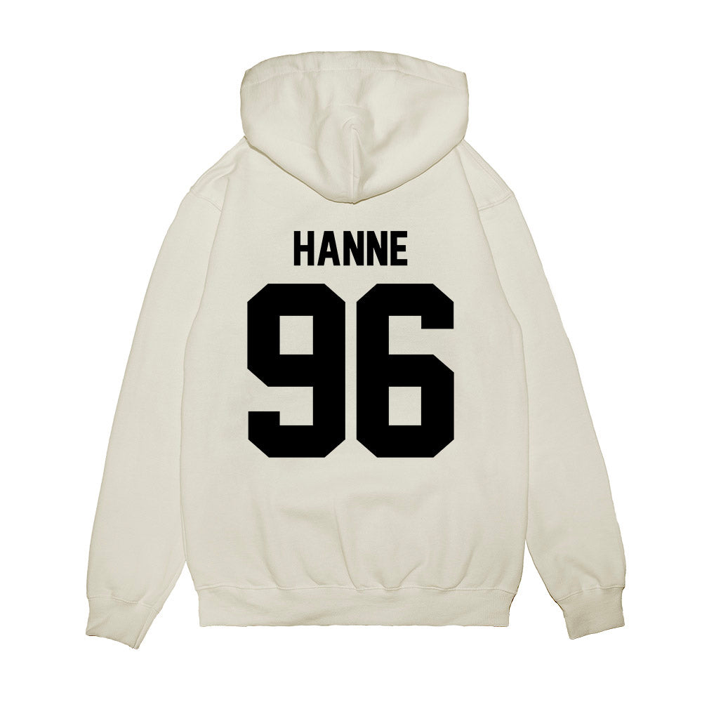 Georgia - NCAA Football : JJ Hanne - Vintage Helmet Premium Hooded Sweatshirt-1