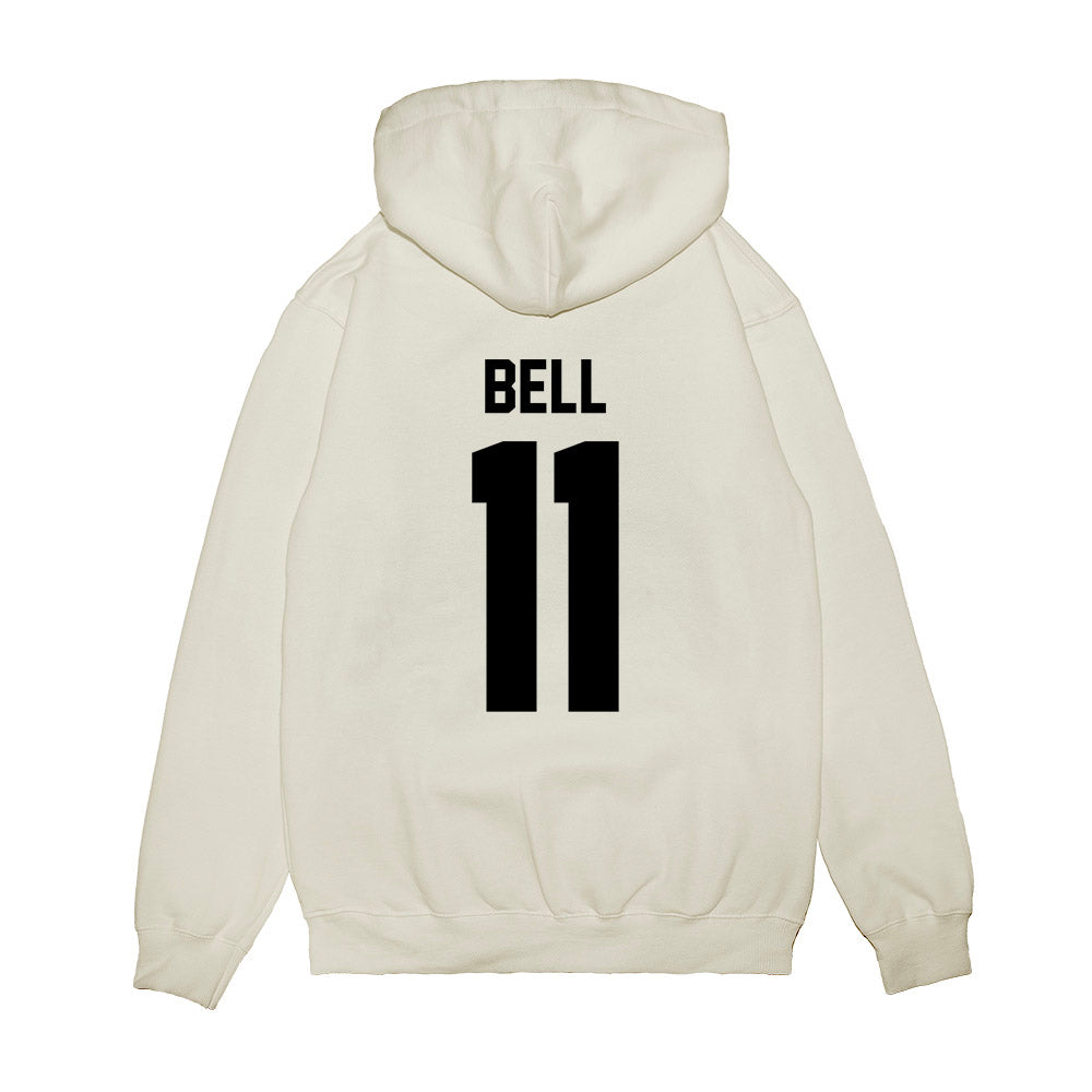 Georgia - NCAA Football : Jeremy Bell - Vintage Helmet Premium Hooded Sweatshirt-1