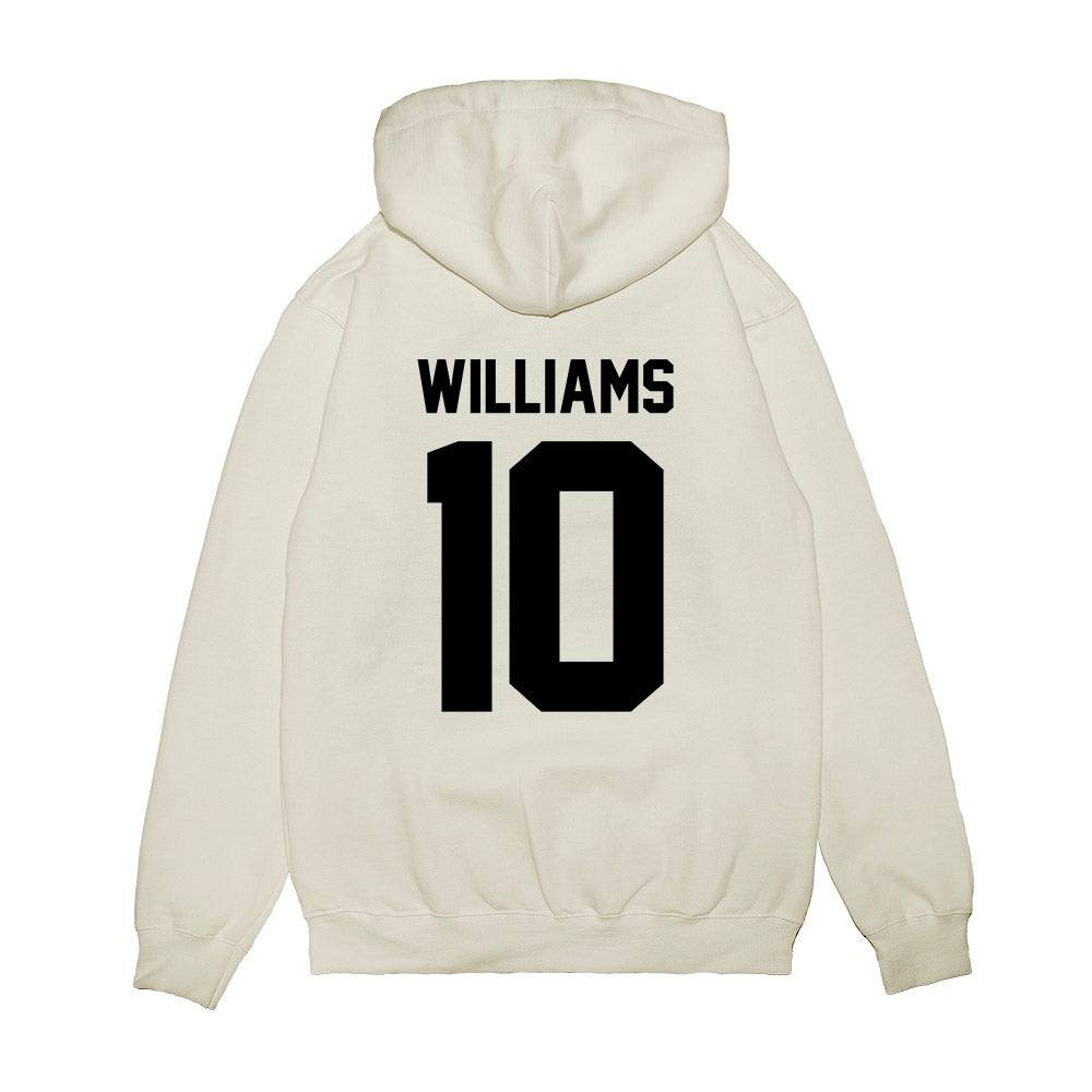 Georgia - NCAA Football : Elyiss Williams - Vintage Helmet Premium Hooded Sweatshirt-1