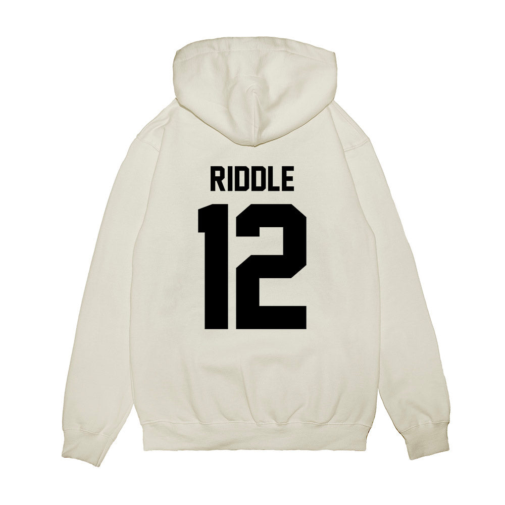 Georgia - NCAA Football : Ja Marley Riddle - Vintage Helmet Premium Hooded Sweatshirt-1