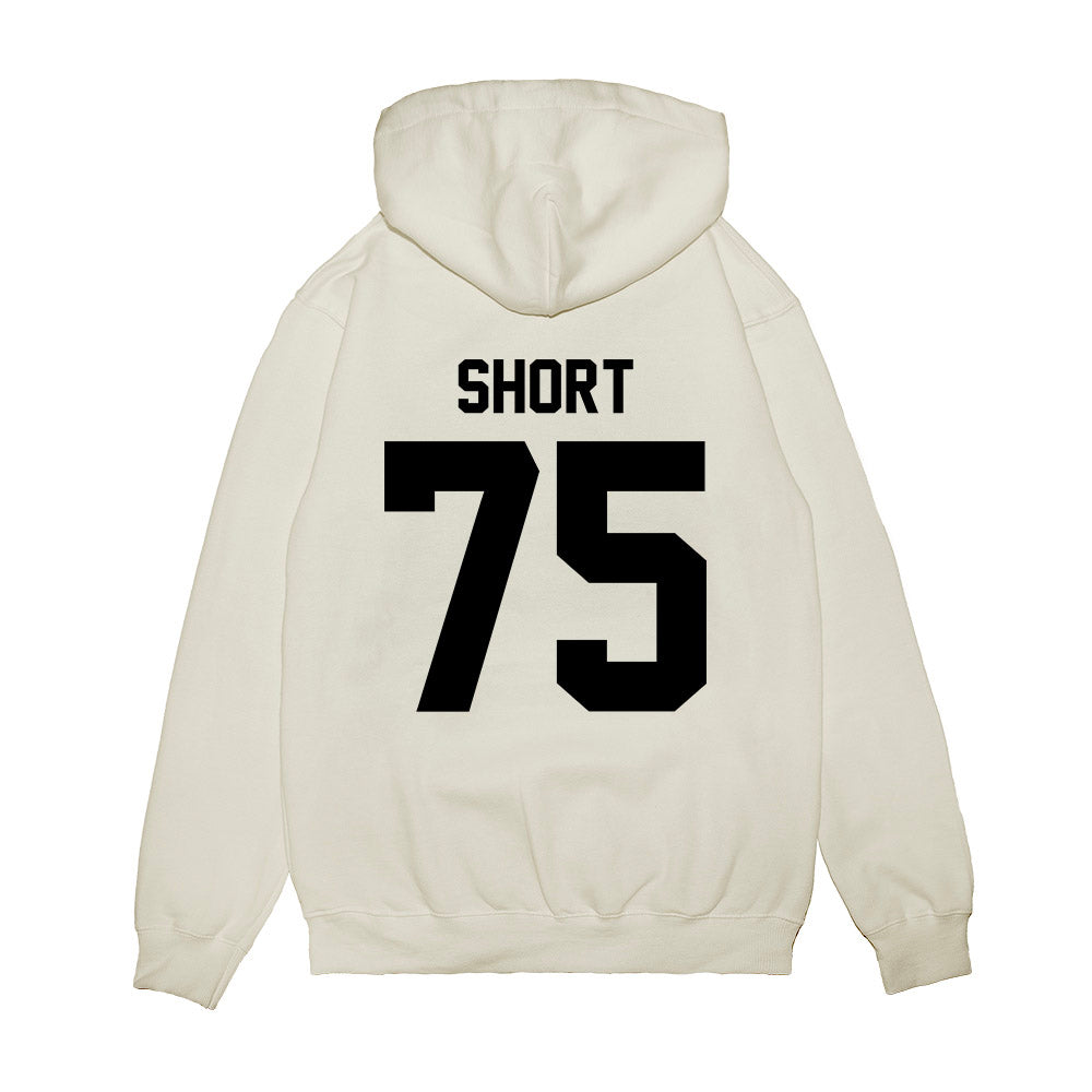 Georgia - NCAA Football : Mason Short - Vintage Helmet Premium Hooded Sweatshirt-1