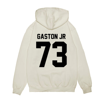 Georgia - NCAA Football : Juan Gaston Jr - Vintage Helmet Premium Hooded Sweatshirt-1