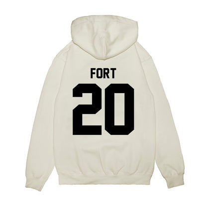 Georgia - NCAA Football : Zech Fort - Vintage Helmet Premium Hooded Sweatshirt-1
