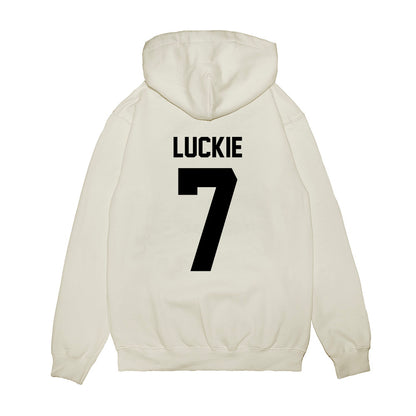 Georgia - NCAA Football : Lawson Luckie - Vintage Helmet Premium Hooded Sweatshirt-1