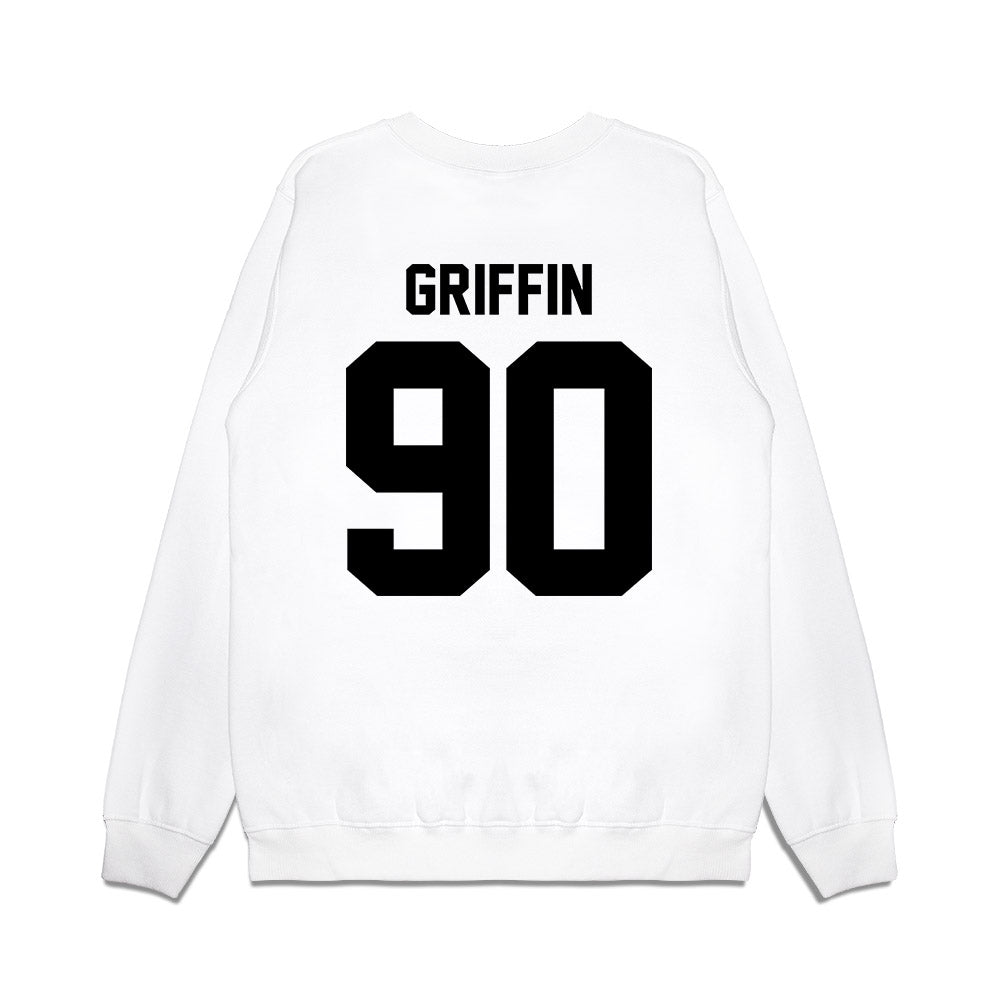 Georgia - NCAA Football : Elijah Griffin - Vintage Helmet Premium Crewneck Sweatshirt-1