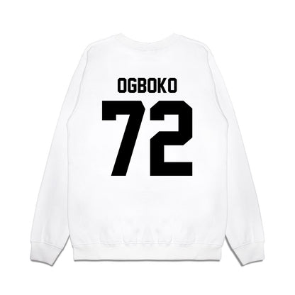 Georgia - NCAA Football : Ekene Ogboko - Vintage Helmet Premium Crewneck Sweatshirt-1