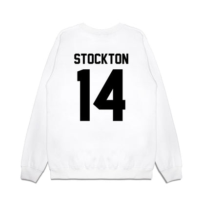 Georgia - NCAA Football : Gunner Stockton - Vintage Helmet Premium Crewneck Sweatshirt-1