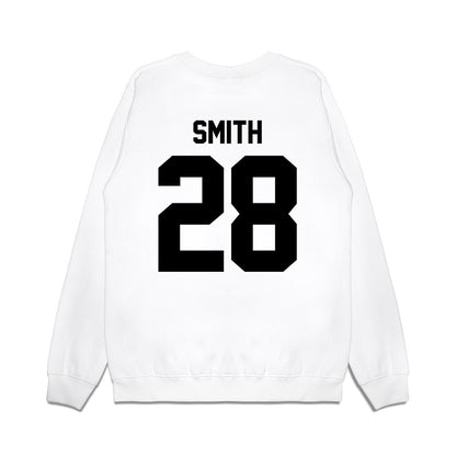 Georgia - NCAA Football : Jordan Smith - Vintage Helmet Premium Crewneck Sweatshirt-1