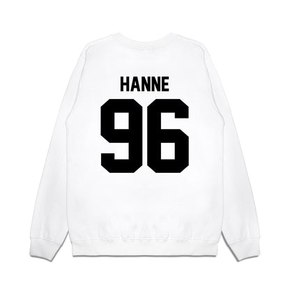 Georgia - NCAA Football : JJ Hanne - Vintage Helmet Premium Crewneck Sweatshirt-1