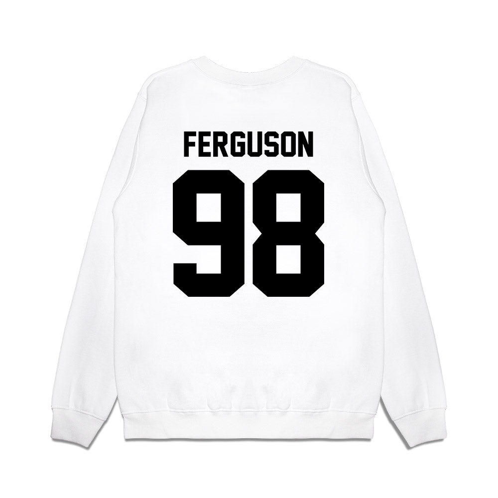 Georgia - NCAA Football : Connor Ferguson - Vintage Helmet Premium Crewneck Sweatshirt-1