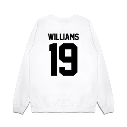 Georgia - NCAA Football : Justin Williams - Vintage Helmet Premium Crewneck Sweatshirt-1