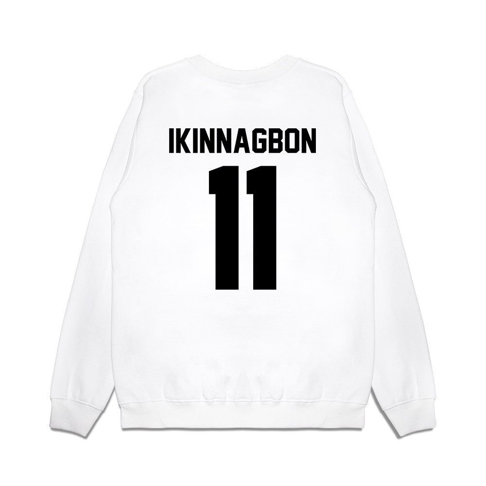 Georgia - NCAA Football : Darren Ikinnagbon - Vintage Helmet Premium Crewneck Sweatshirt-1