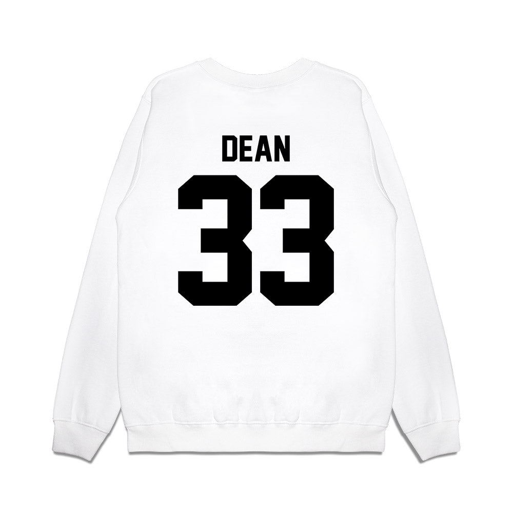 Georgia - NCAA Football : Pierre Dean - Vintage Helmet Premium Crewneck Sweatshirt-1