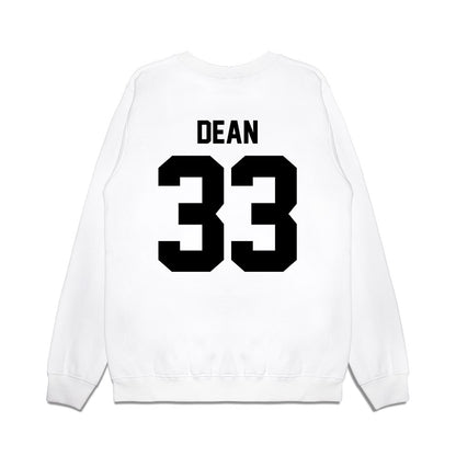 Georgia - NCAA Football : Pierre Dean - Vintage Helmet Premium Crewneck Sweatshirt-1