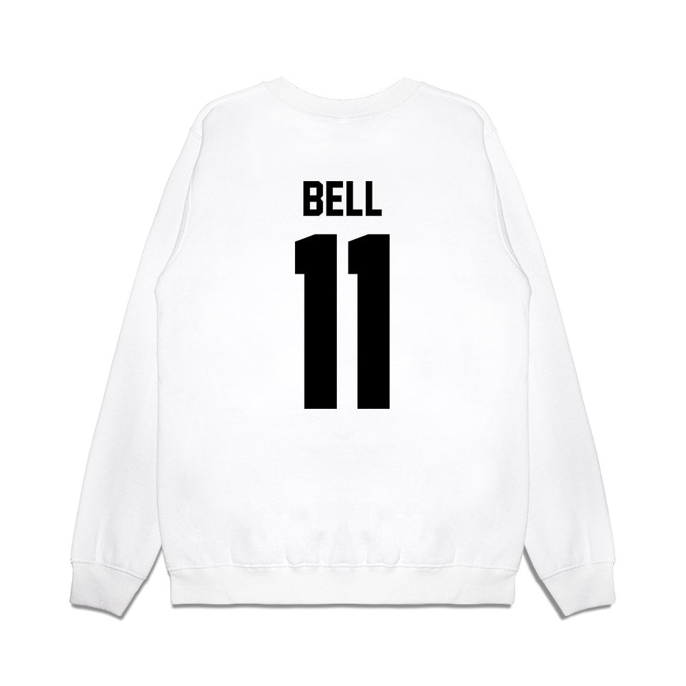 Georgia - NCAA Football : Jeremy Bell - Vintage Helmet Premium Crewneck Sweatshirt-1